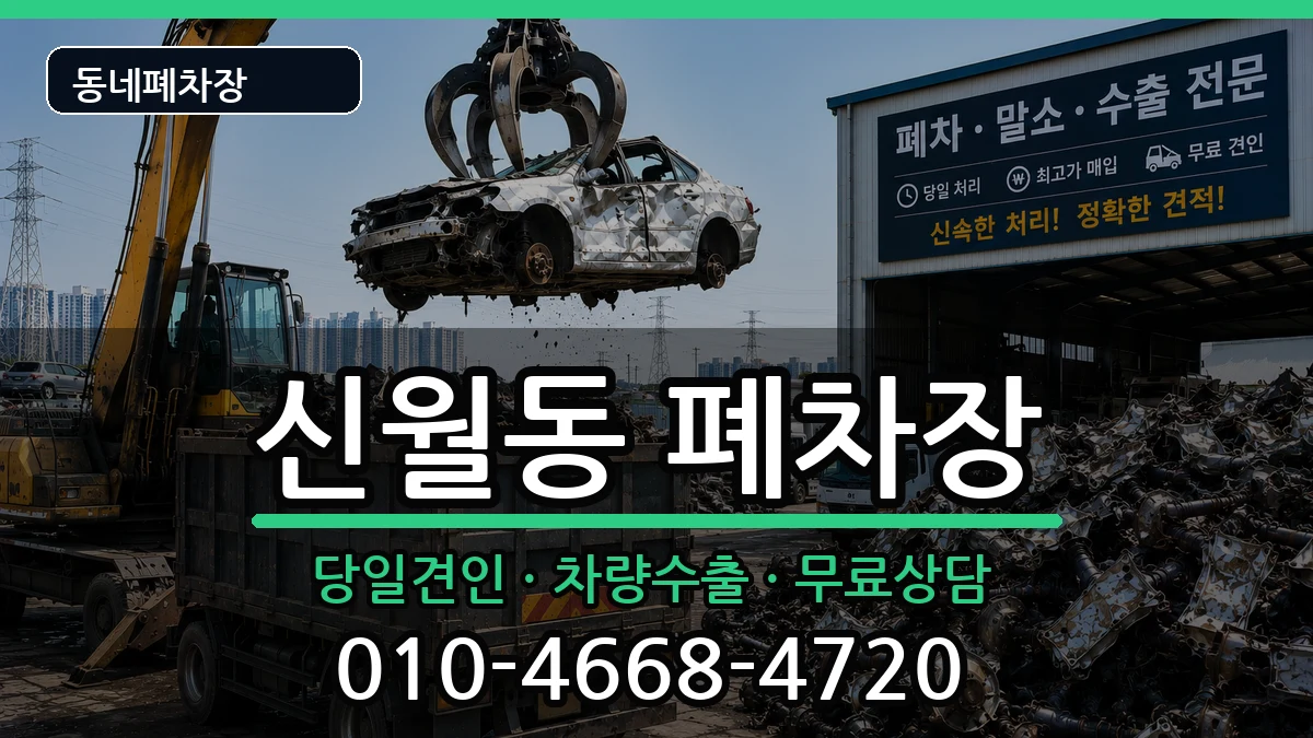 서울특별시양천구신월동 폐차 서울특별시양천구신월동 폐차 차량 처리 안내 이미지 1
