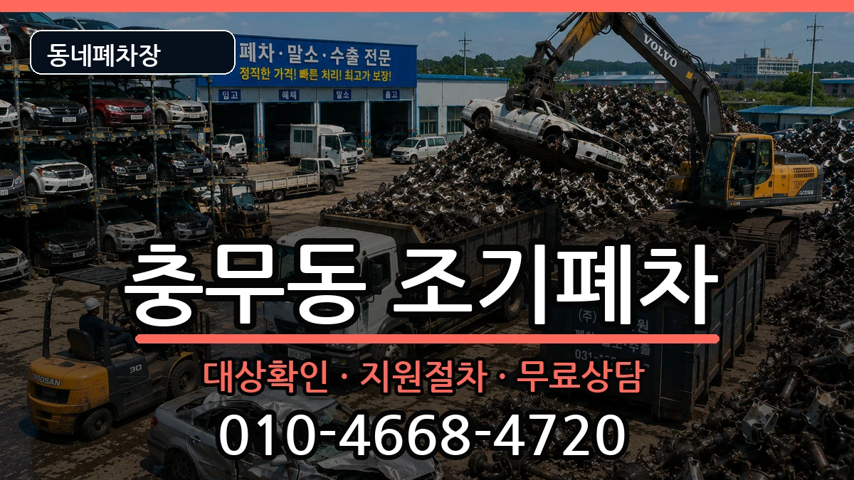 전라남도여수시충무동 조기폐차 전라남도여수시충무동 조기폐차 차량 처리 안내 이미지 1