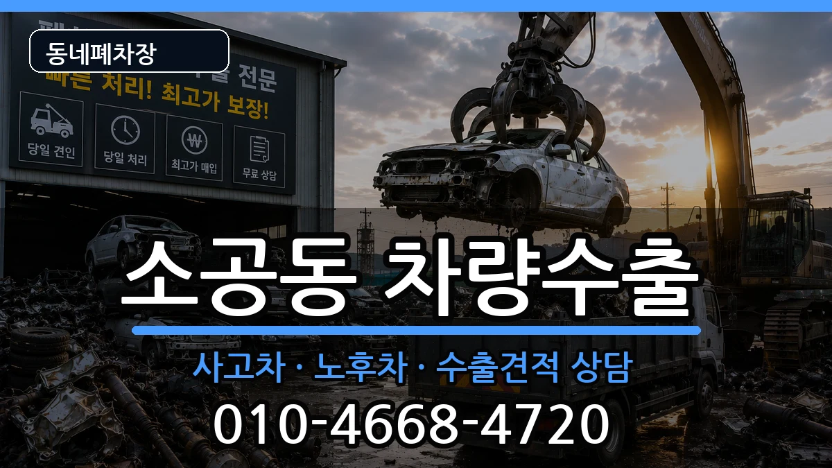 서울특별시중구소공동  차량수출 사례형