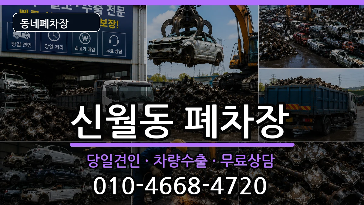 서울특별시양천구신월동 폐차 서울특별시양천구신월동 폐차 차량 처리 안내 이미지 2