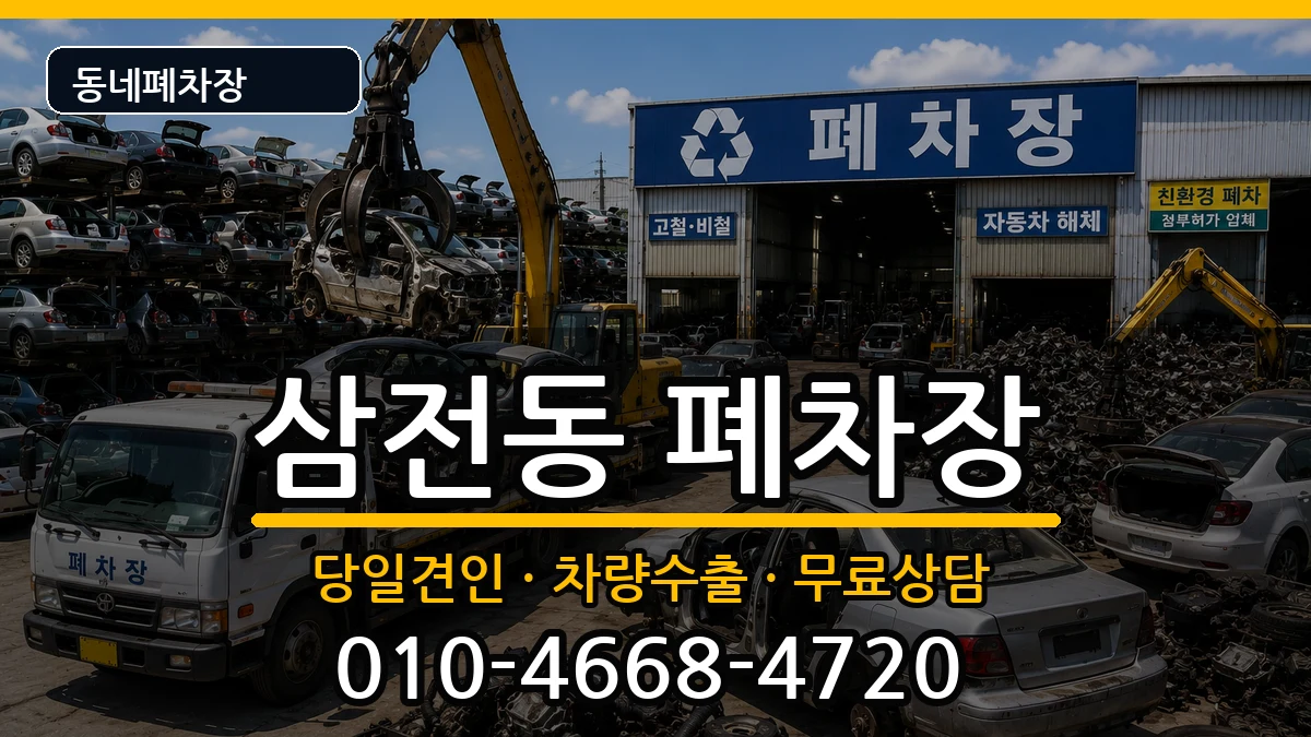 서울특별시송파구삼전동 폐차 서울특별시송파구삼전동 폐차 차량 처리 안내 이미지 1