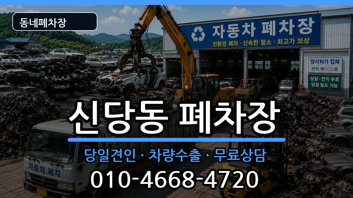 서울특별시중구신당동  폐차 FAQ형