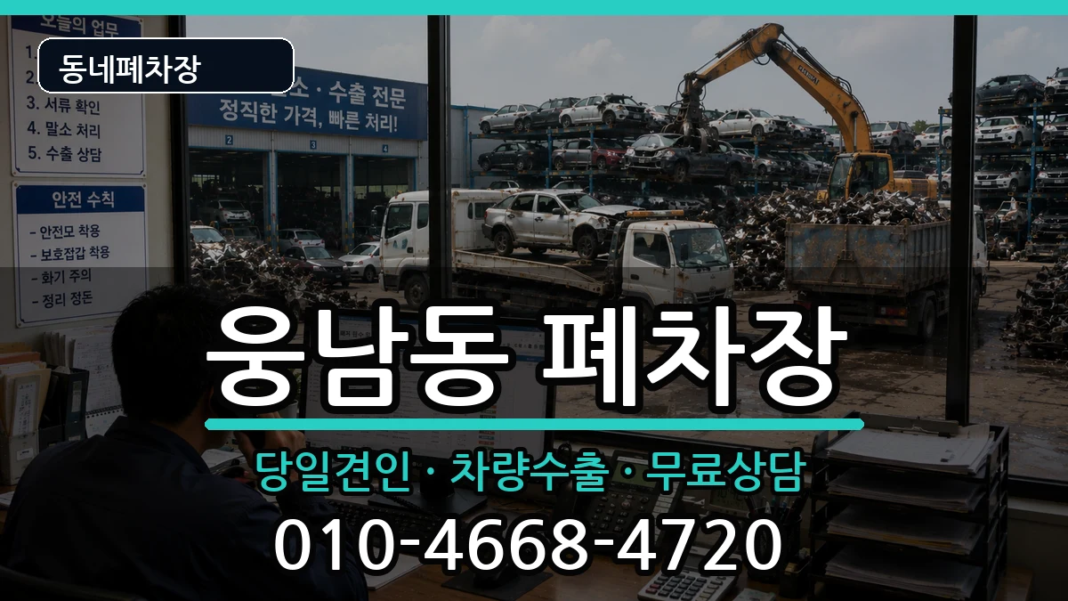경상남도창원시성산구웅남동 폐차 경상남도창원시성산구웅남동 폐차 차량 처리 안내 이미지 3