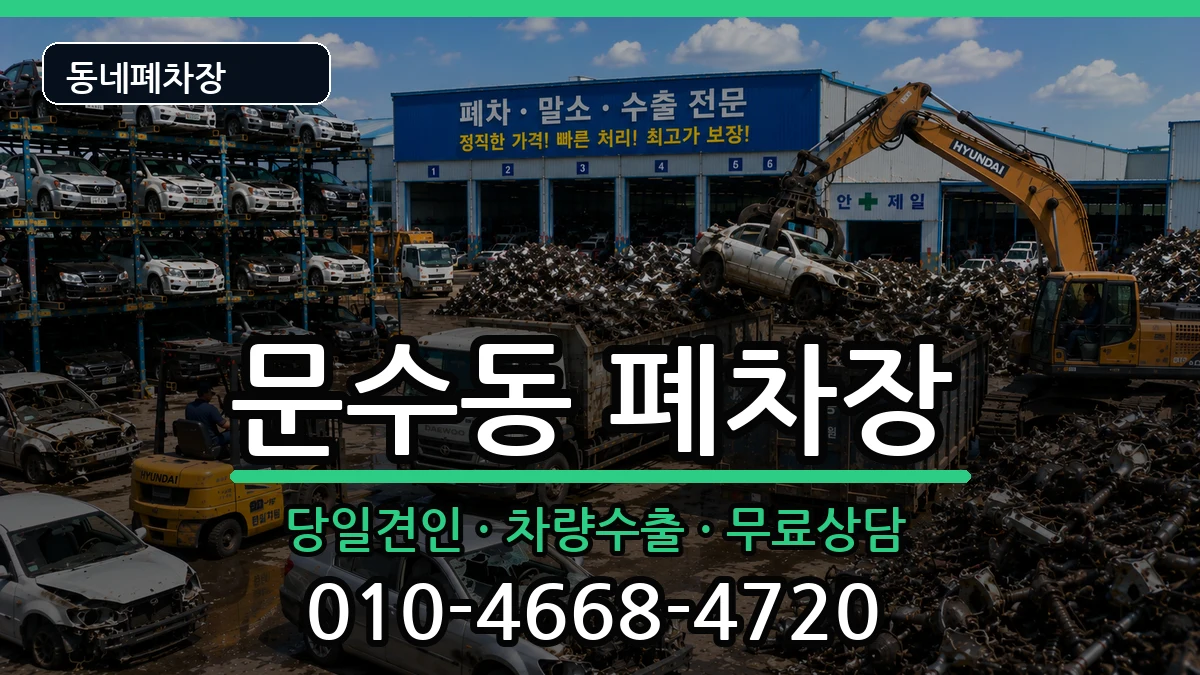 전라남도여수시문수동 폐차 전라남도여수시문수동 폐차 차량 처리 안내 이미지 1