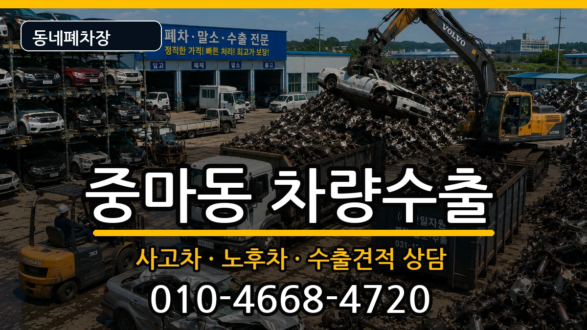 전라남도광양시중마동 차량수출 차량 처리 안내 이미지 2
