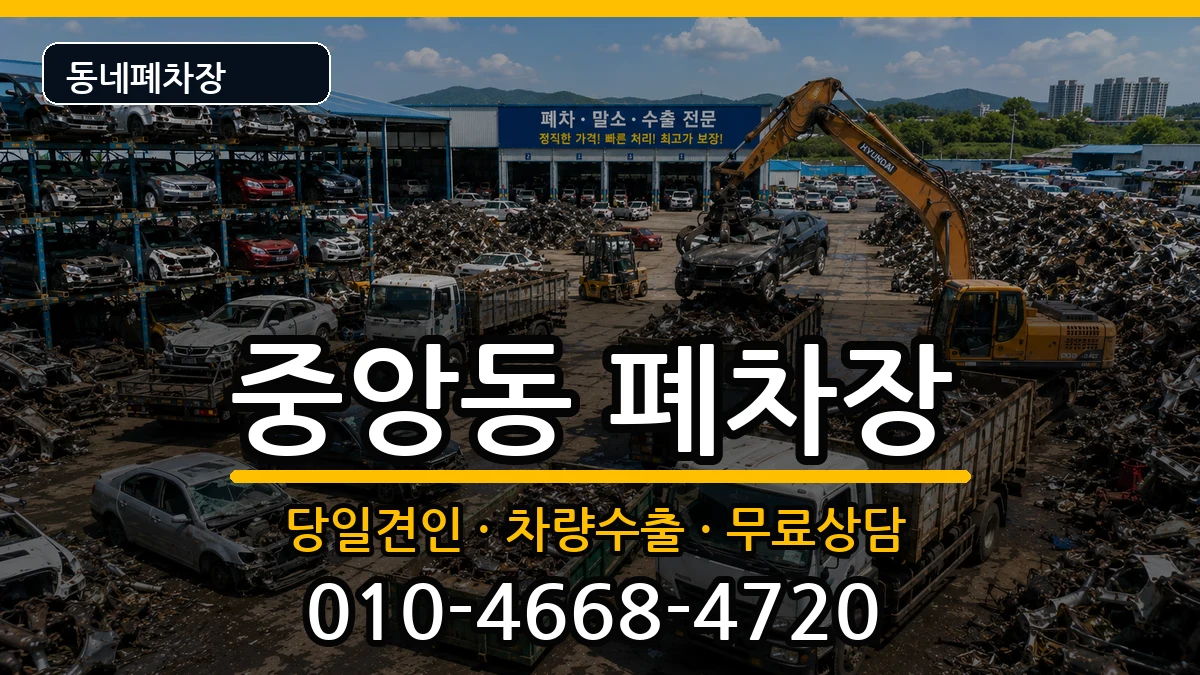 경상남도양산시중앙동 폐차 차량 처리 안내 이미지 1