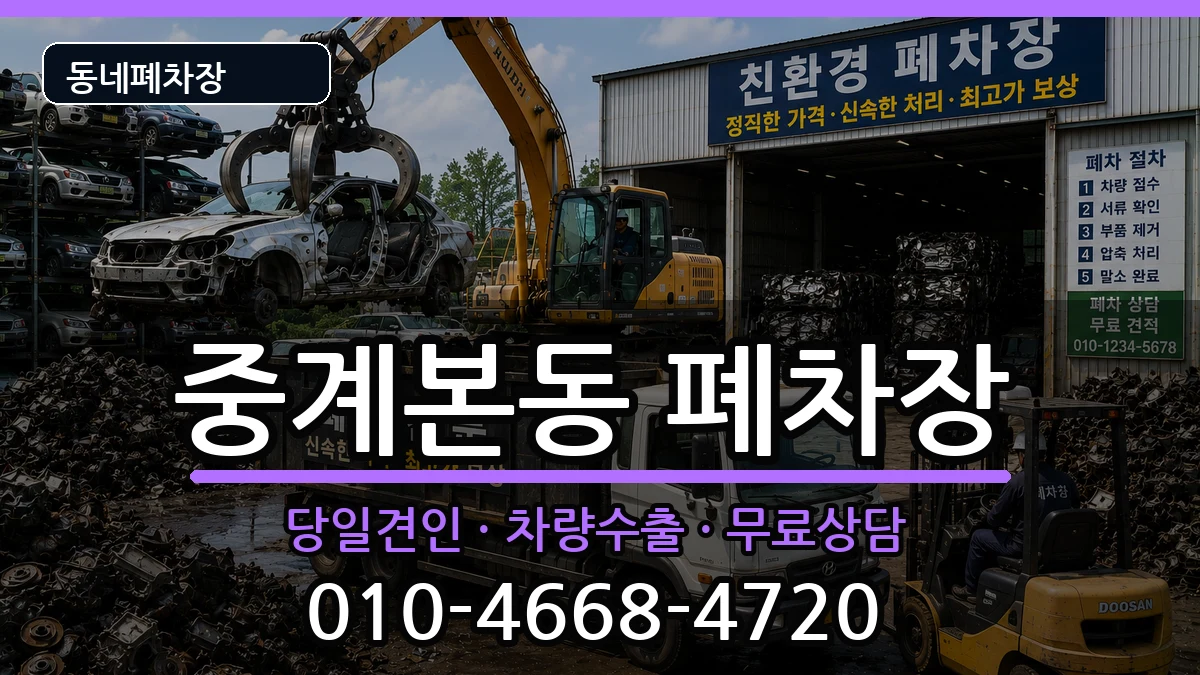 서울특별시노원구중계본동  폐차 지역형