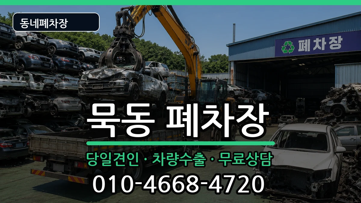 서울특별시중랑구묵동 폐차 서울특별시중랑구묵동 폐차 차량 처리 안내 이미지 3