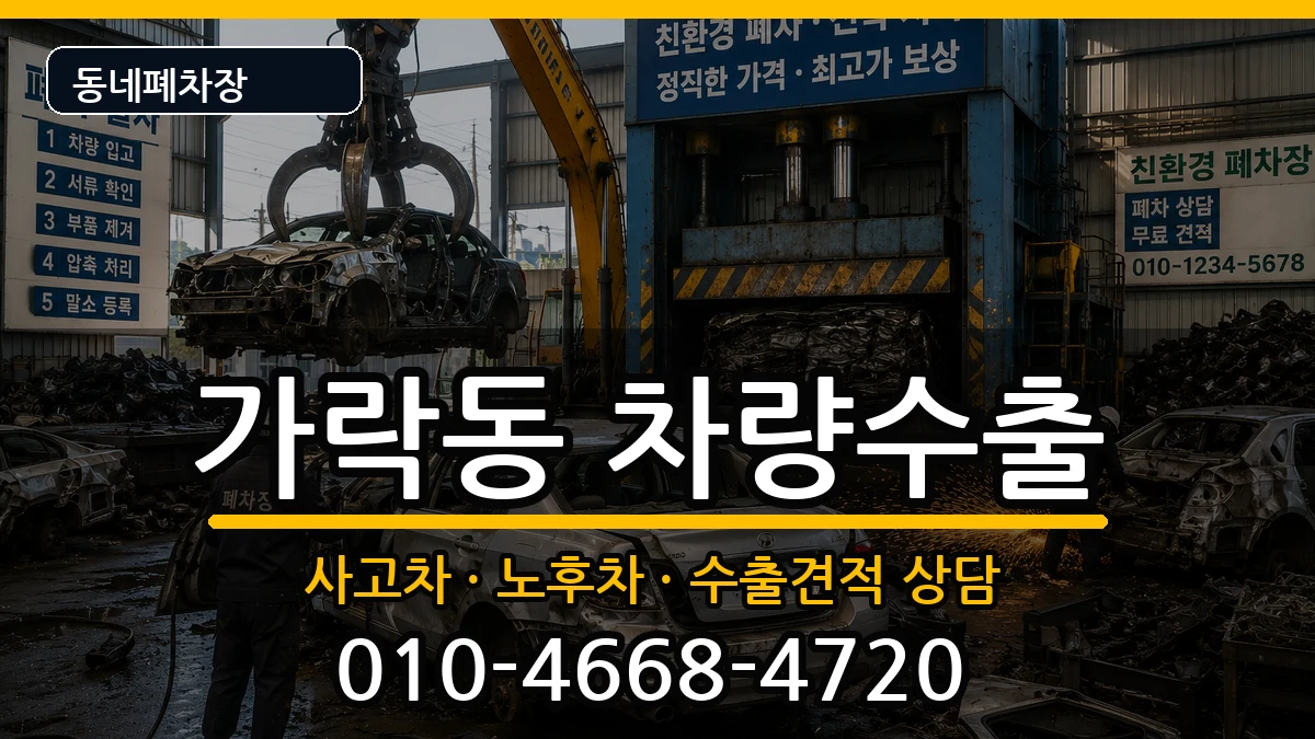 부산광역시강서구가락동  차량수출 FAQ형