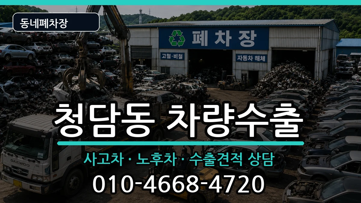 서울특별시강남구청담동  차량수출 정보형