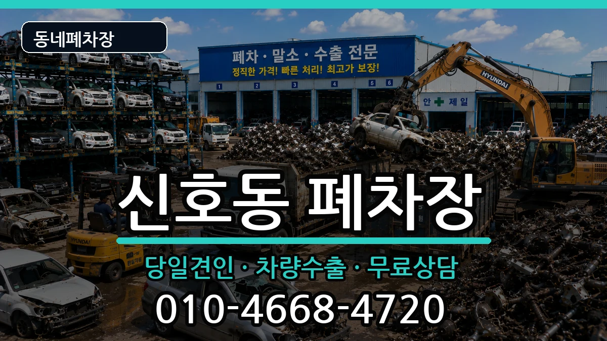 부산광역시강서구신호동  폐차 비용형
