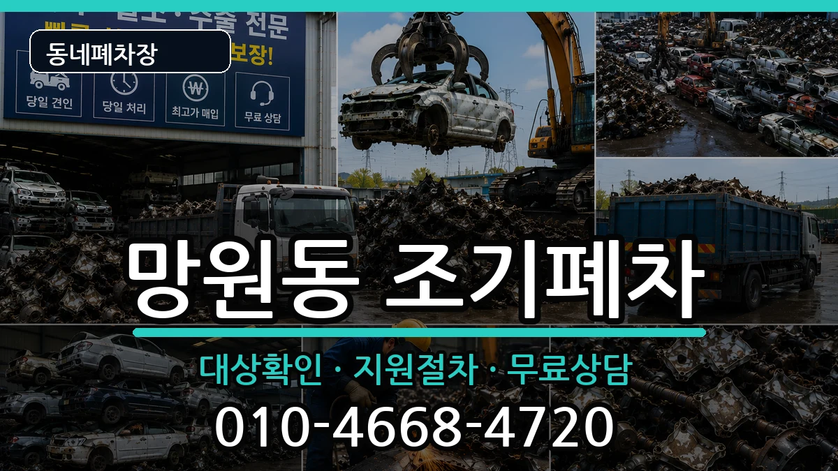 서울특별시마포구망원동  조기폐차 비교형