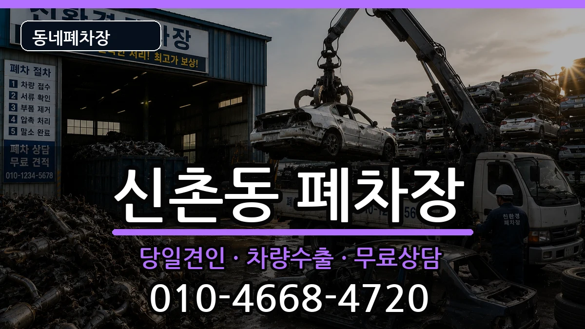 서울특별시서대문구신촌동 폐차 서울특별시서대문구신촌동 폐차 차량 처리 안내 이미지 3