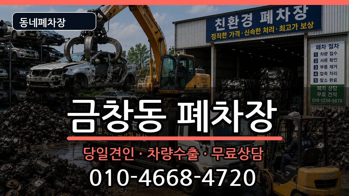 인천광역시동구금창동 폐차 차량 처리 안내 이미지 2