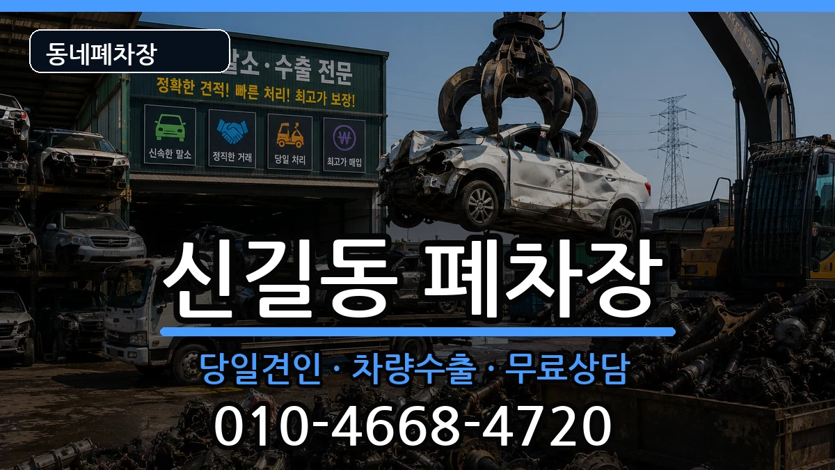 서울특별시영등포구신길동 폐차 서울특별시영등포구신길동 폐차 차량 처리 안내 이미지 1