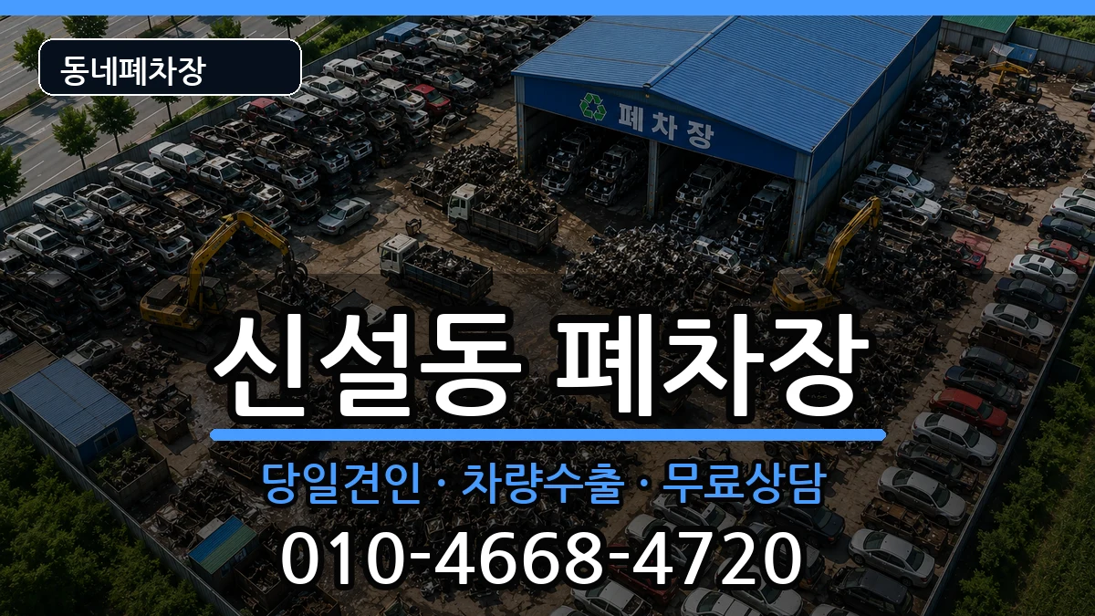 서울특별시동대문구신설동 폐차 서울특별시동대문구신설동 폐차 차량 처리 안내 이미지 2