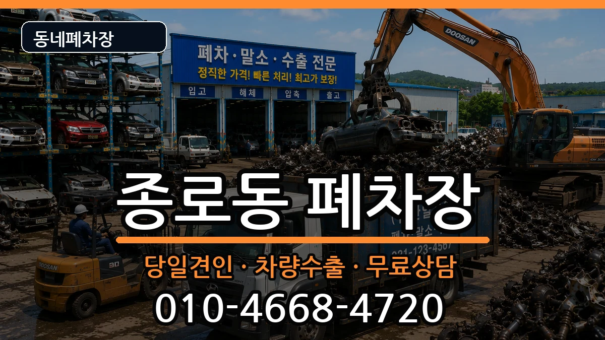 서울특별시종로구종로동 폐차 서울특별시종로구종로동 폐차 차량 처리 안내 이미지 2