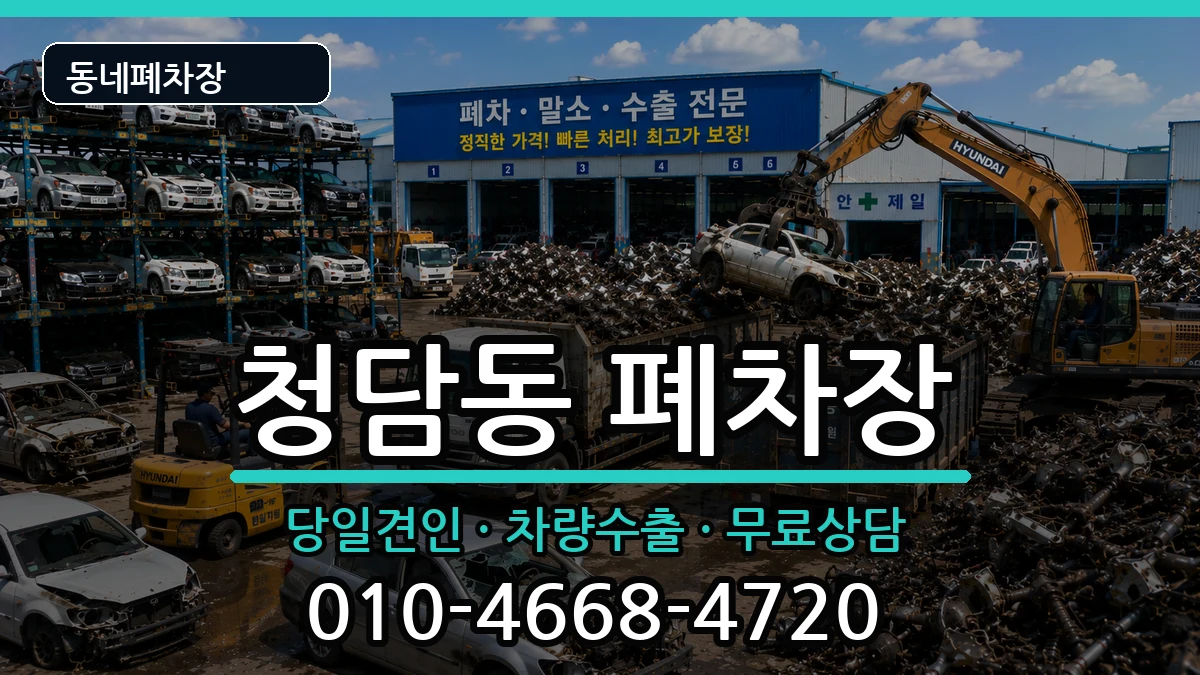 서울특별시강남구청담동 폐차 차량 처리 안내 이미지 3
