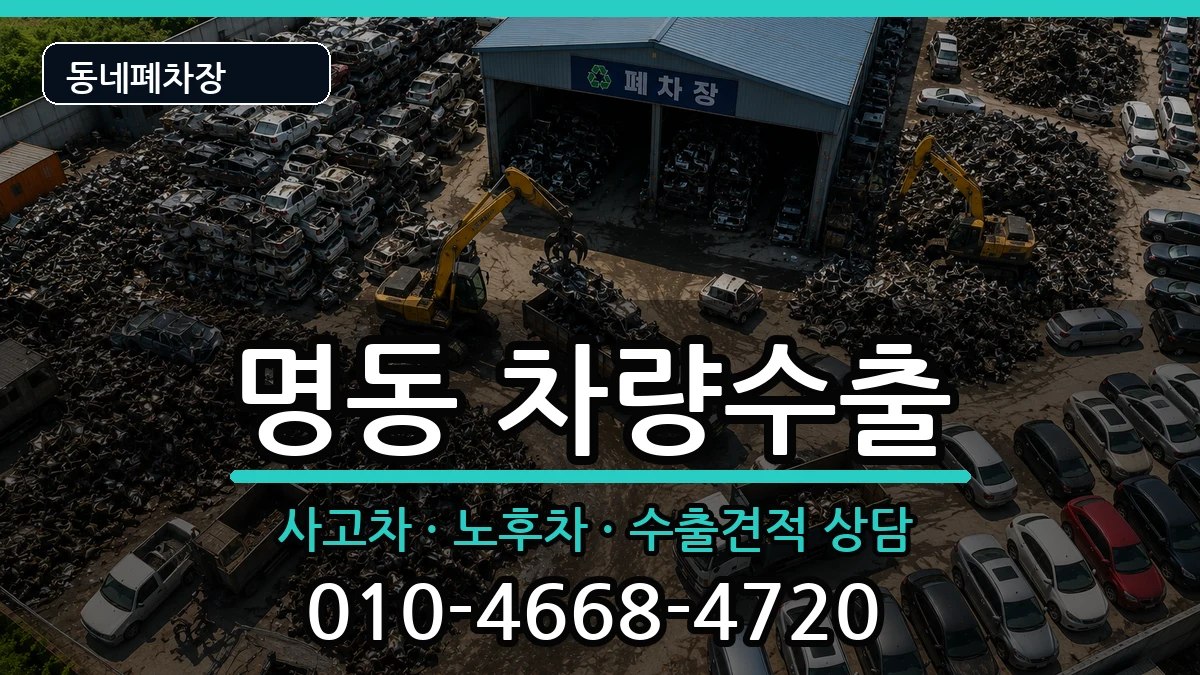 서울특별시중구명동  차량수출 질문형