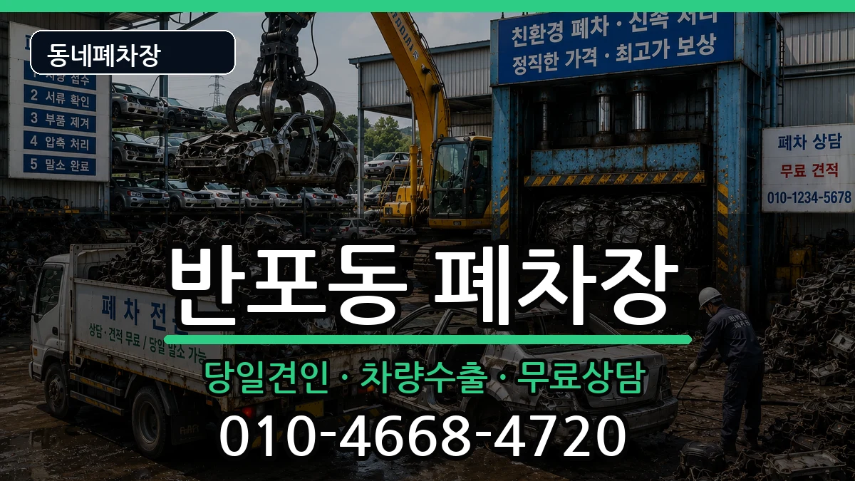 서울특별시서초구반포동 폐차 서울특별시서초구반포동 폐차 차량 처리 안내 이미지 3