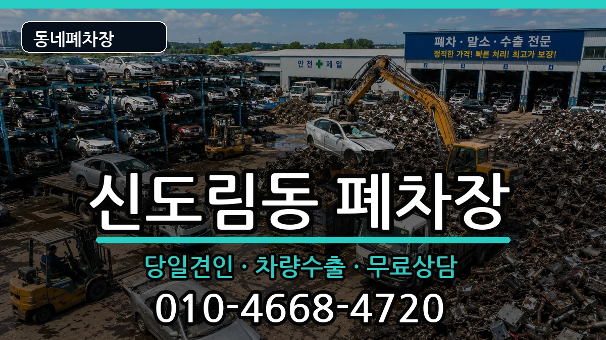 서울특별시구로구신도림동  폐차 비용형