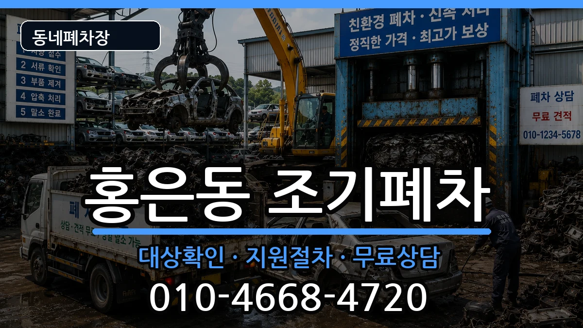 서울특별시서대문구홍은동 조기폐차 서울특별시서대문구홍은동 조기폐차 차량 처리 안내 이미지 3