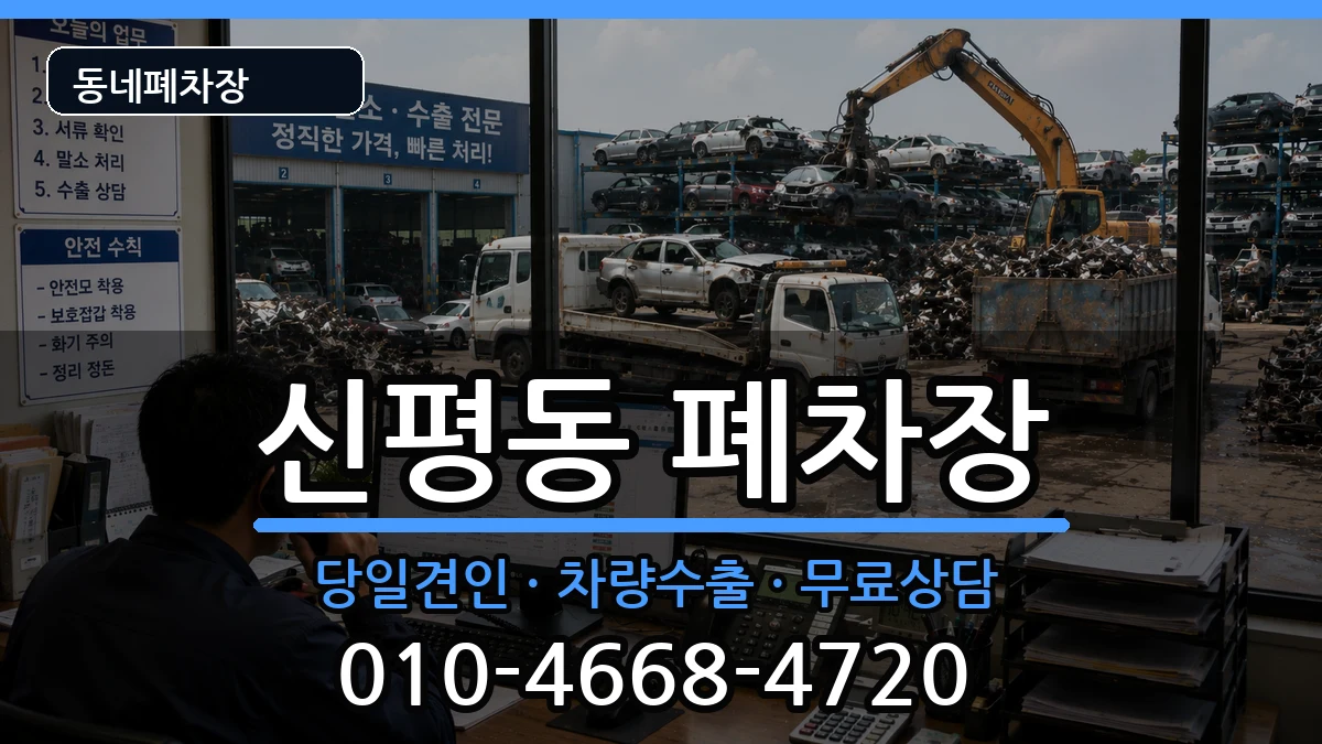 부산광역시사하구신평동 폐차 부산광역시사하구신평동 폐차 차량 처리 안내 이미지 3