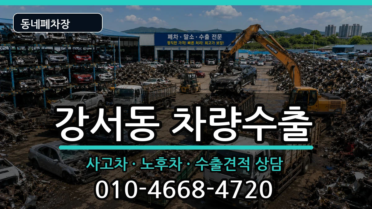 경상남도양산시강서동  차량수출 비용형