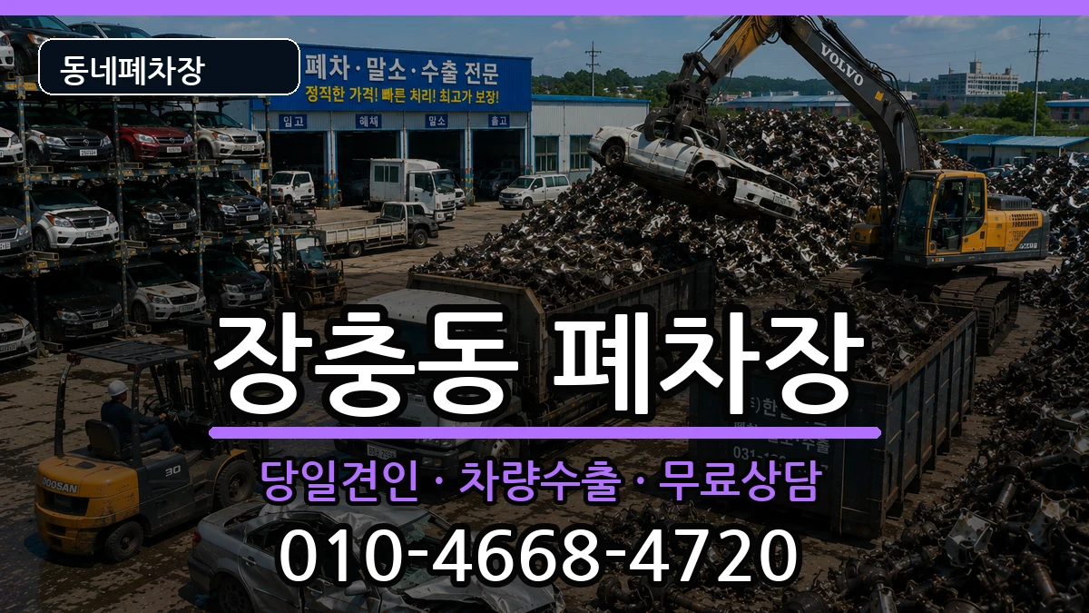 서울특별시중구장충동 폐차 서울특별시중구장충동 폐차 차량 처리 안내 이미지 3