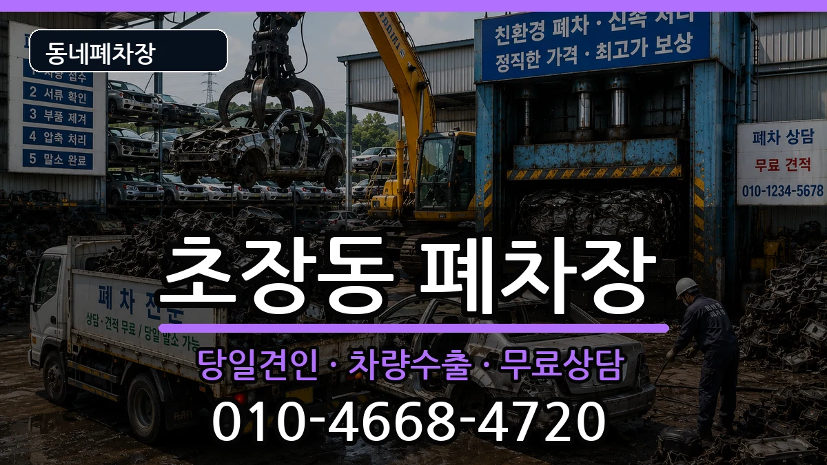 부산광역시서구초장동 폐차 부산광역시서구초장동 폐차 차량 처리 안내 이미지 3