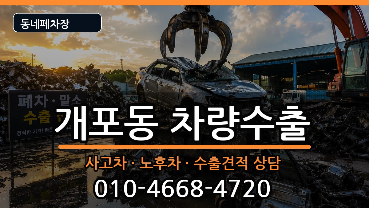 서울특별시강남구개포동  차량수출 절차형