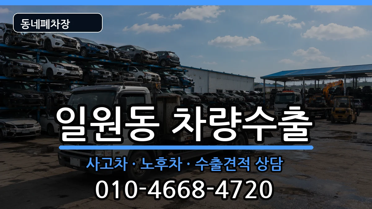 서울특별시강남구일원동  차량수출 서류형