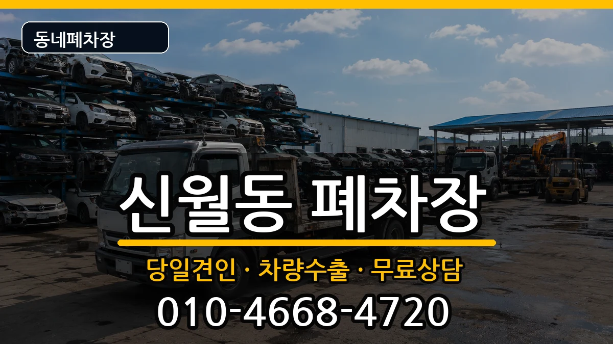 서울특별시양천구신월동  폐차 서류형