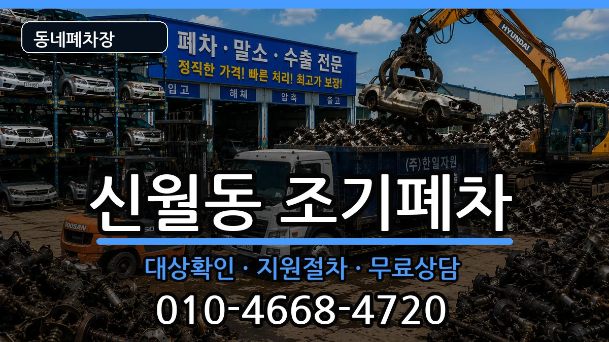 서울특별시양천구신월동 조기폐차 차량 처리 안내 이미지 3