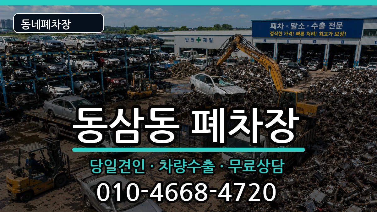 부산광역시영도구동삼동 폐차 부산광역시영도구동삼동 폐차 차량 처리 안내 이미지 1
