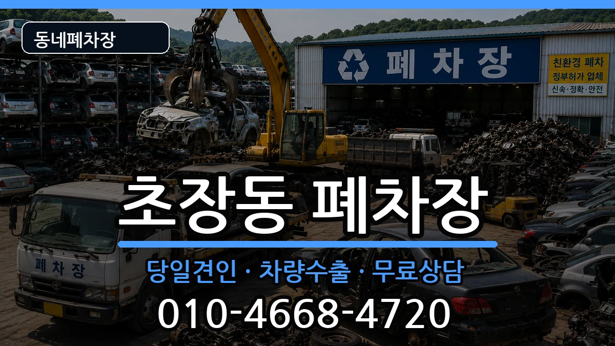 부산광역시서구초장동 폐차 부산광역시서구초장동 폐차 차량 처리 안내 이미지 1