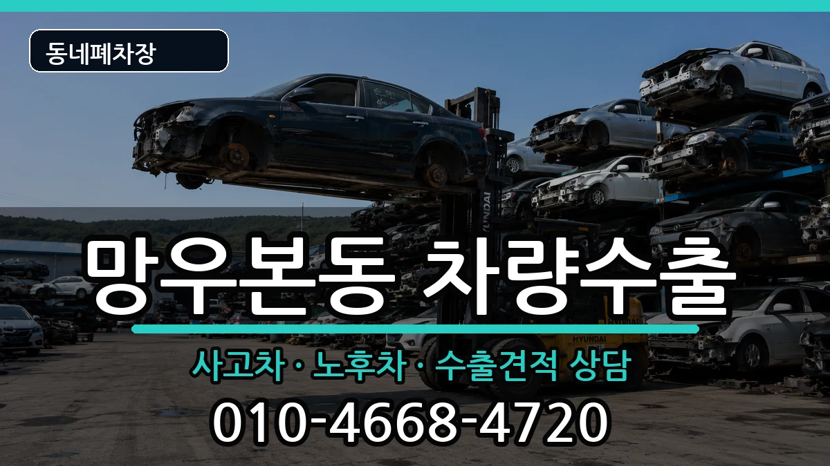 서울특별시중랑구망우본동 차량수출 서울특별시중랑구망우본동 차량수출 차량 처리 안내 이미지 1