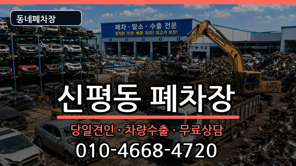부산광역시사하구신평동 폐차 부산광역시사하구신평동 폐차 차량 처리 안내 이미지 1