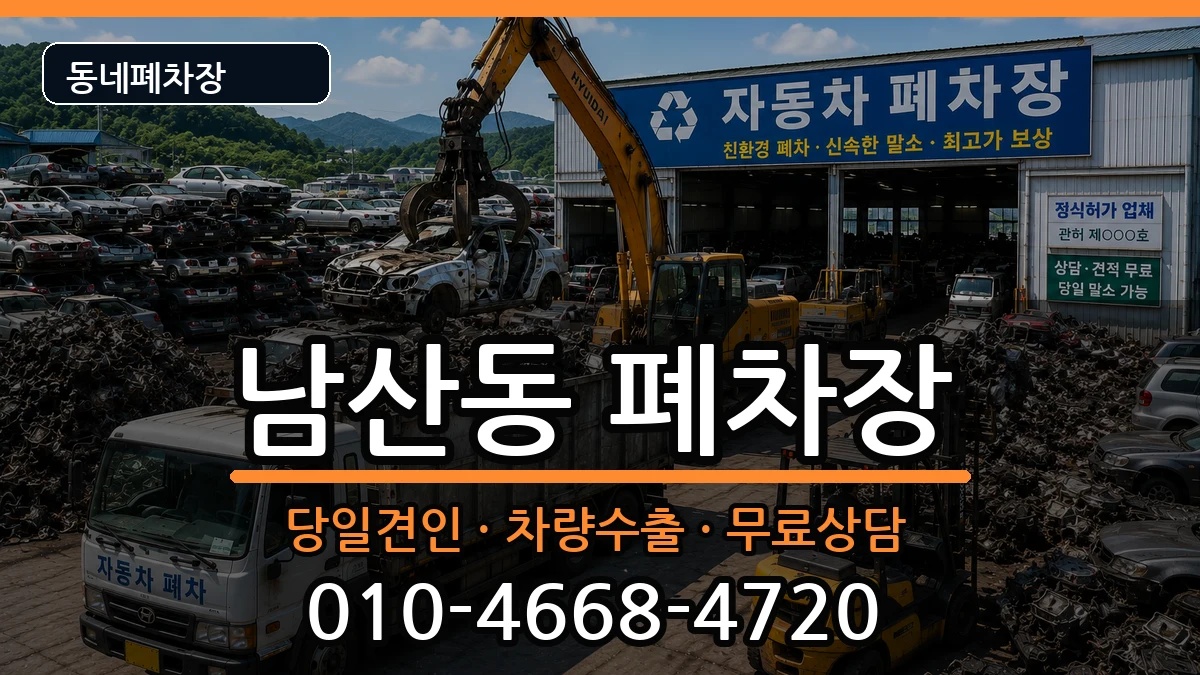 부산광역시금정구남산동 폐차 부산광역시금정구남산동 폐차 차량 처리 안내 이미지 2