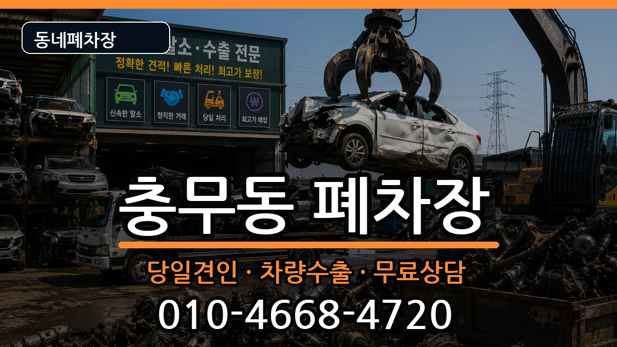 부산광역시서구충무동 폐차 부산광역시서구충무동 폐차 차량 처리 안내 이미지 1