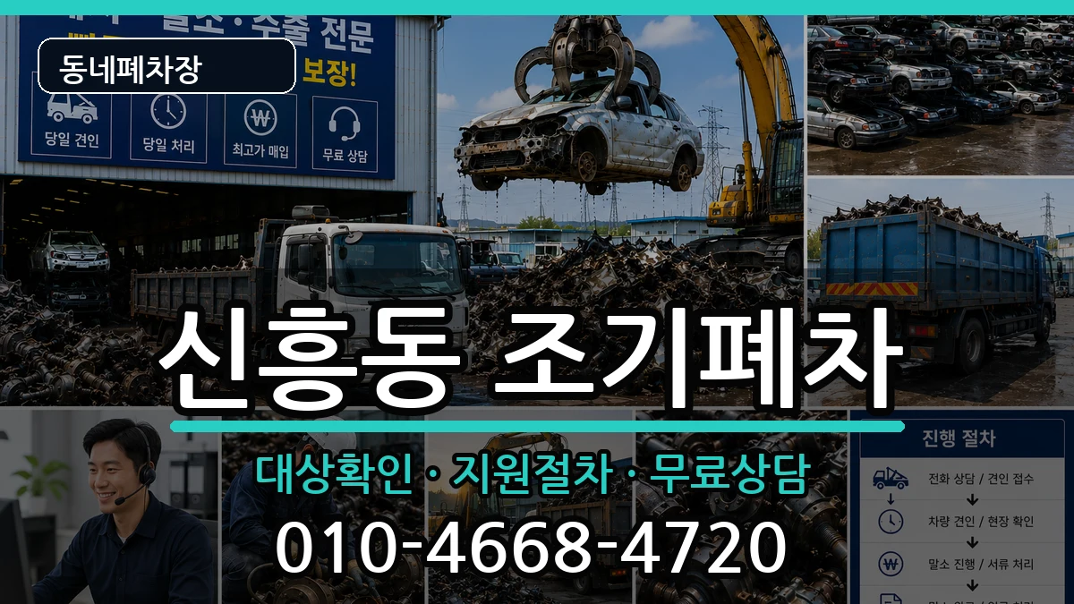 인천광역시중구신흥동 조기폐차 인천광역시중구신흥동 조기폐차 차량 처리 안내 이미지 2