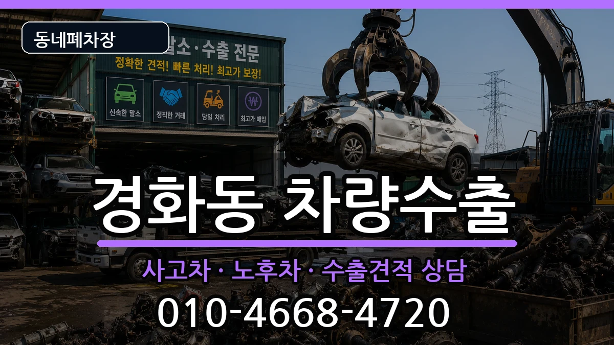 경상남도창원시진해구경화동 차량수출 경상남도창원시진해구경화동 차량수출 차량 처리 안내 이미지 2