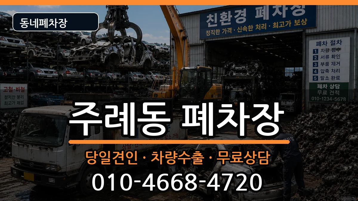부산광역시사상구주례동 폐차 부산광역시사상구주례동 폐차 차량 처리 안내 이미지 1