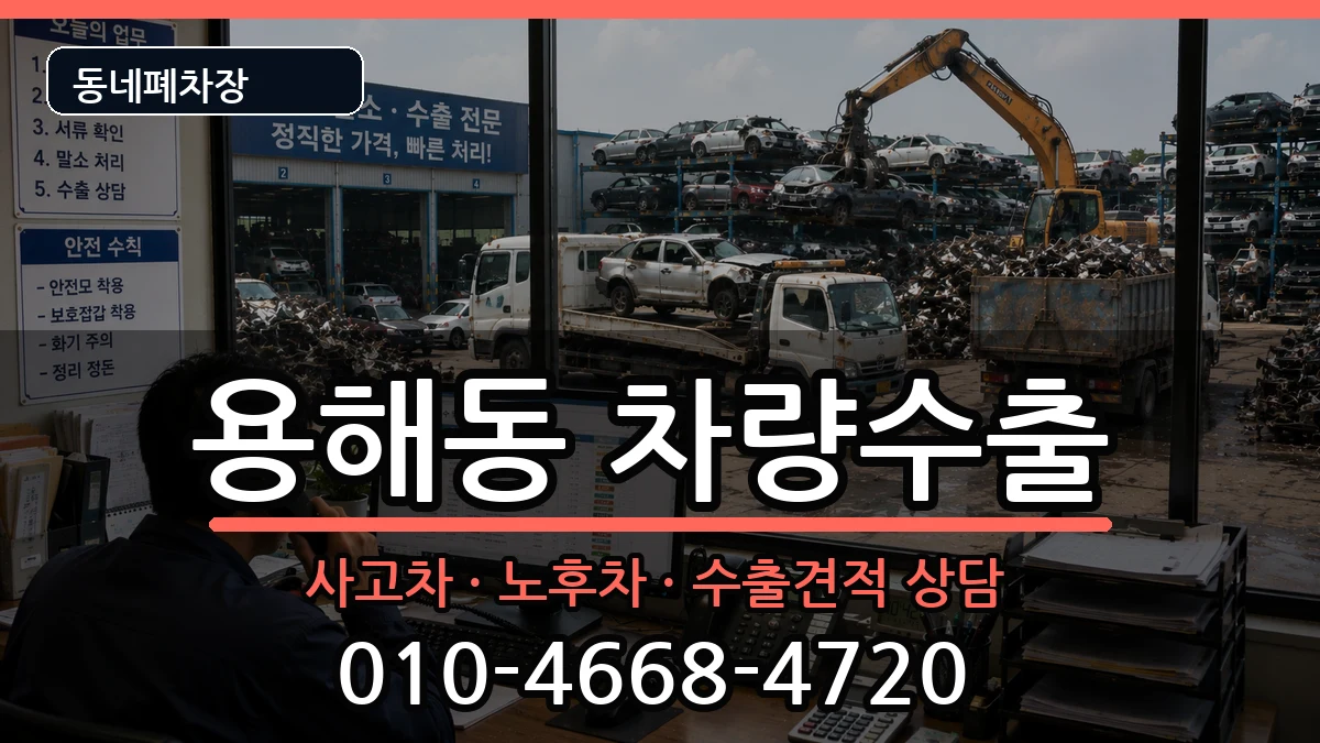 전라남도목포시용해동 차량수출 전라남도목포시용해동 차량수출 차량 처리 안내 이미지 1