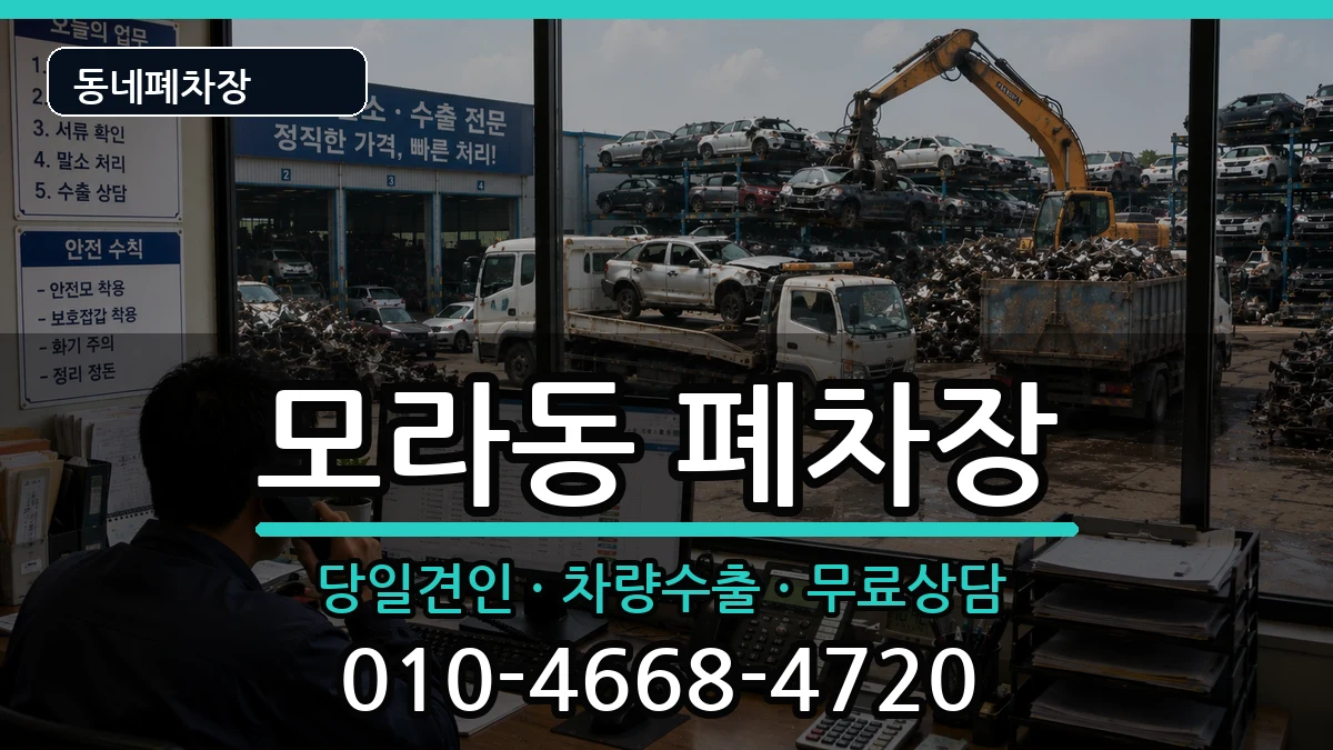 부산광역시사상구모라동  폐차 비용형