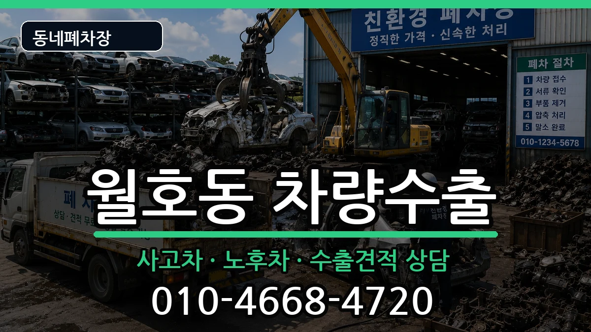 전라남도여수시월호동 차량수출 차량 처리 안내 이미지 1
