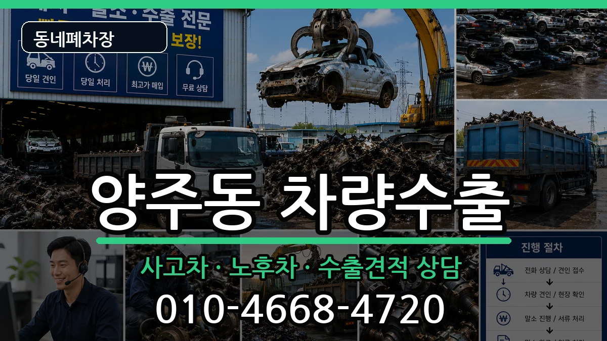 경상남도양산시양주동 차량수출 경상남도양산시양주동 차량수출 차량 처리 안내 이미지 3