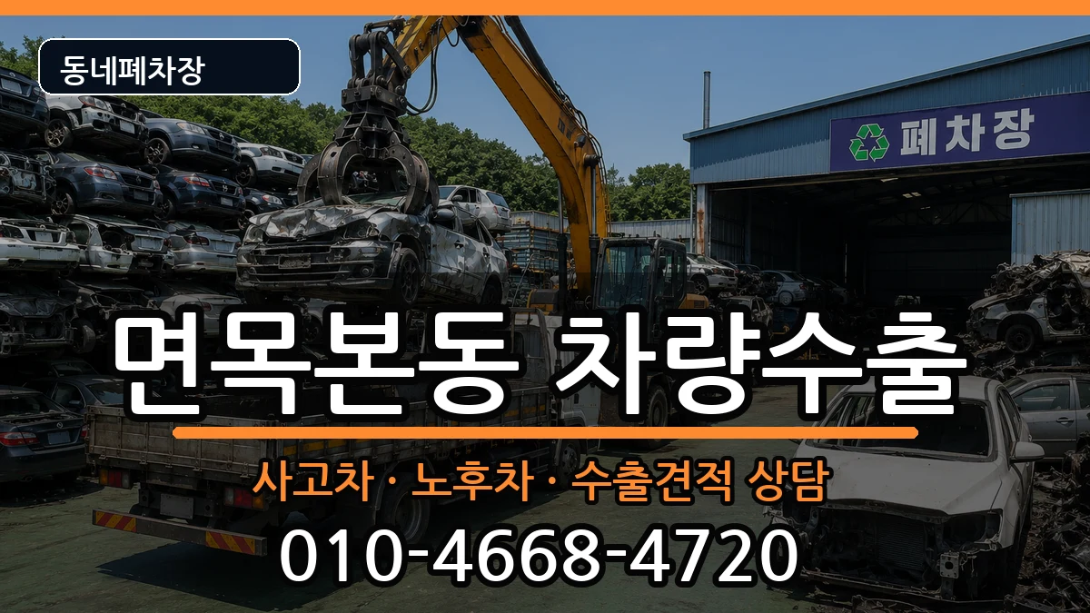 서울특별시중랑구면목본동  차량수출 비교형