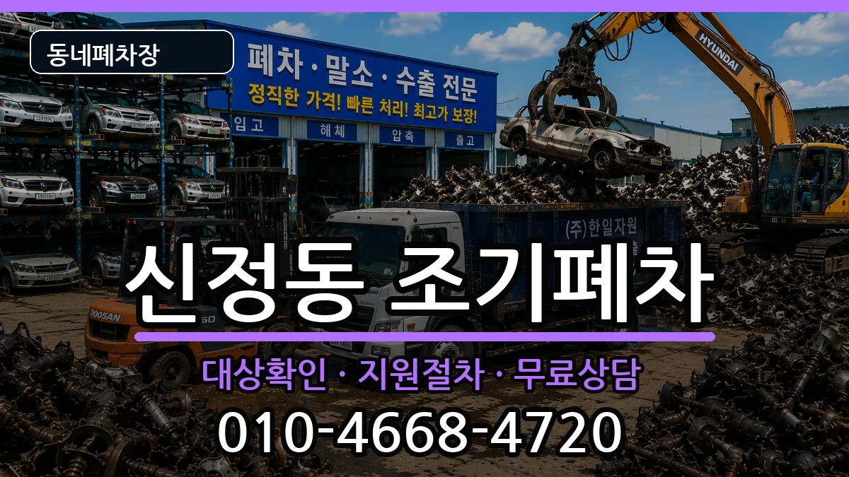 서울특별시양천구신정동 조기폐차 서울특별시양천구신정동 조기폐차 차량 처리 안내 이미지 3