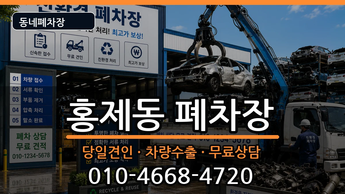 서울특별시서대문구홍제동  폐차 지역형